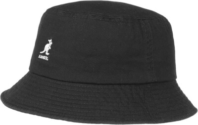 Kangol Washed Bucket Hat Black XXL | eBay