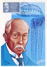 MAXIMAPHILIE / CARTE MAXIMUM PREMIER JOUR / CHARLES BICHET 1987 PARIS