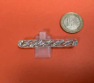 Broche ancienne en argent 835 en fil d'argent filigrané