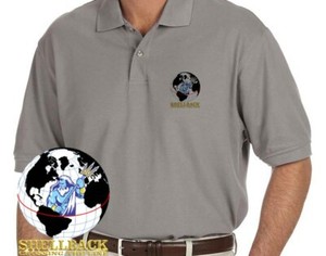 U.S. Navy Shellback Mens Embroidered Polo XS-6XL, LT-4XLT Crossing The Line New