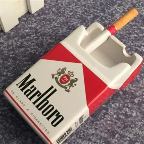 2025Tobacco Cigarette Box Ashtray Bedroom Living Room Ash Tray Ceramic Cigarette - Picture 19 of 26