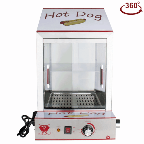 Hot Dog Steamer Erhitzer Würstchenwärmer Brötchenwärmer Imbiss Gastro Beeketal - Bild 2 von 9