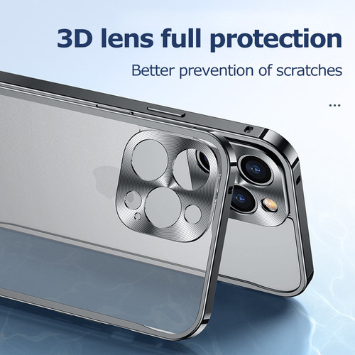 Coque Pour iPhone 15 16 Pro Max 14 13 12 Aluminium Alliage Métal Dur Mat Cover - Photo 4 sur 20