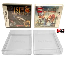 10 NINTENDO 3DS 2DS DS GAME PROTECTIVE SLEEVE BOX PROTECTOR CLEAR CASE