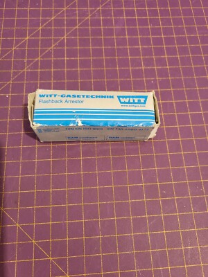 WITT Gasetechnik flashback arrestor RF53N