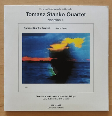 Tomasz Stanko Quartet: Variation 1/Valentin Silvestrov: Three PostludesPromo CD