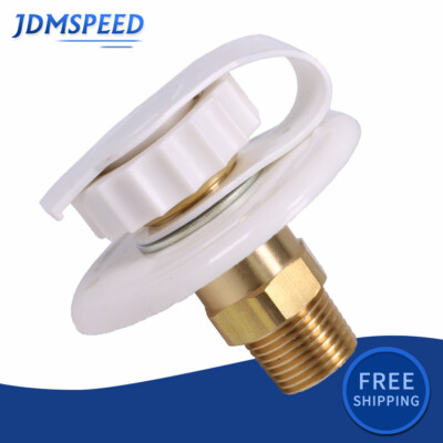 Refurbshed RV Whte Cty Water Fll Nlet Flange Valterrra W/ Che