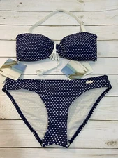 Sunseeker Multicolor Full Coverage Halter Bikini Set Women’s US Size 12