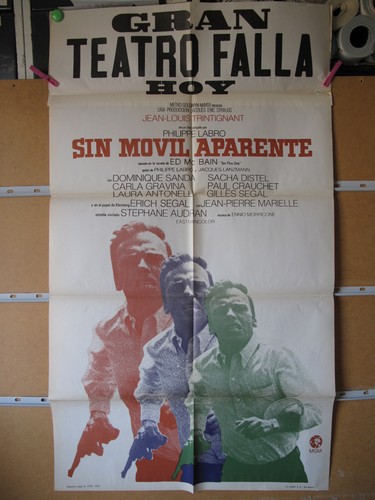 A1640 SIN MOVIL APARENTE JEAN-LOUIS TRINTIGNANT DOMINIQUE SANDA
