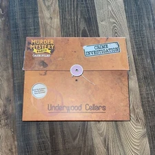 Murder Mystery Party Case Files Underwood Cellars Unsolved Mystery Detective-FS