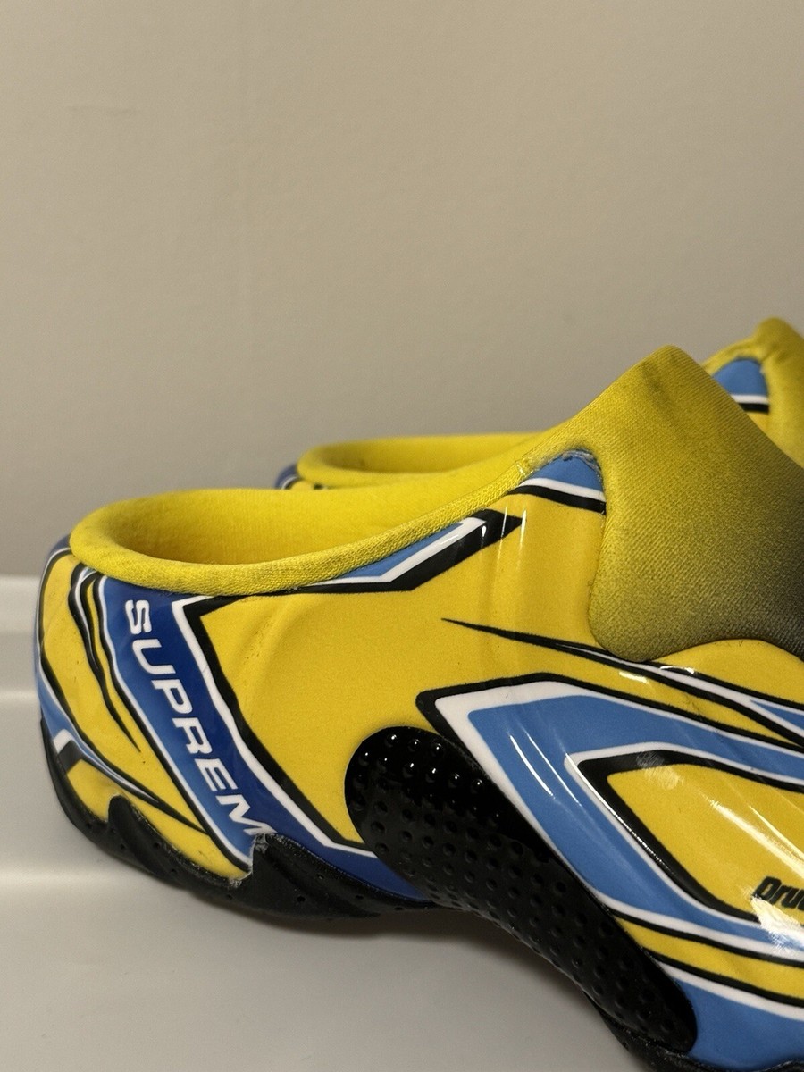 Supreme × Nike Clogposite SP Yellow/Blue Supreme × Nike Clogposite SP FW24 Blue/Opti Yellow - FN0289