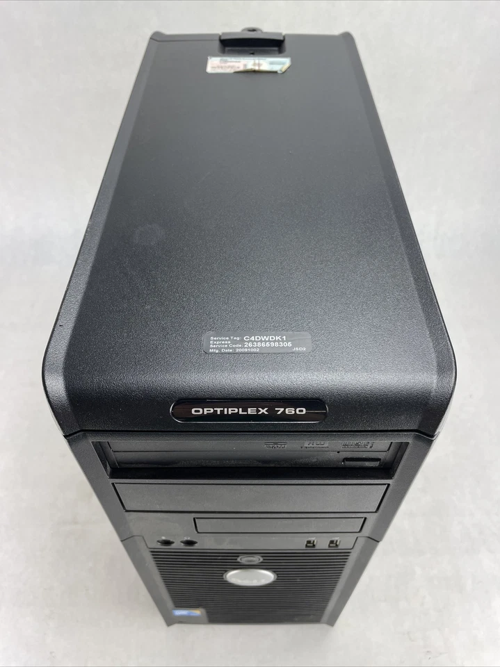 Dell Optiplex 760 MT Intel Core 2 Duo E7400 2.8GHz 4GB RAM No HDD No OS - Image 3 of 4