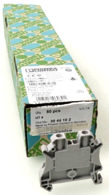 50x Phoenix Contact 3044102 Durchgangsklemme UT 4