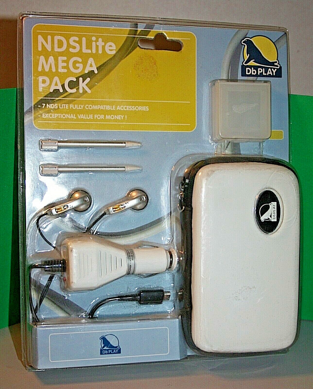 DB PLAY MEGA PACK PER NDS LITE (7 ACCESSORI COMPATIBILI) - NUOVO