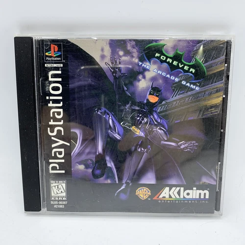 Batman Forever: The Arcade Game (Sony PlayStation 1, 1996) PS1 CIB W/ Reg Card
