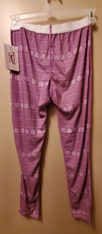 Hot Chillys Youth Pepper Skins Bottom X-Large Alpine Stripe/April - Image 2 of 4