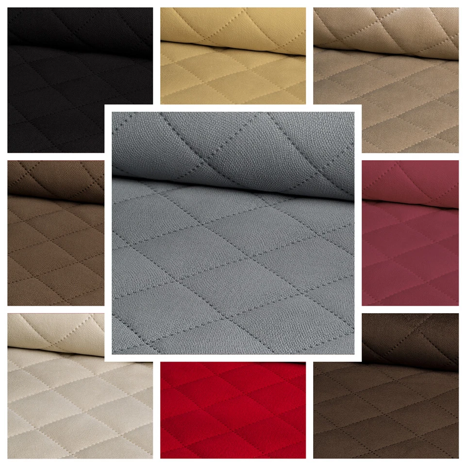 Polsterstoff Alcala Gesteppt Meterware Möbelstoff