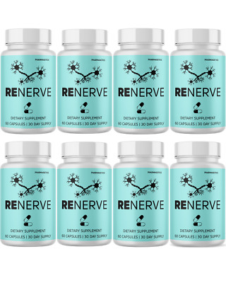 Renerve Nerve Health Pills, Advanced Nerve Support Formula- 8 Bottles