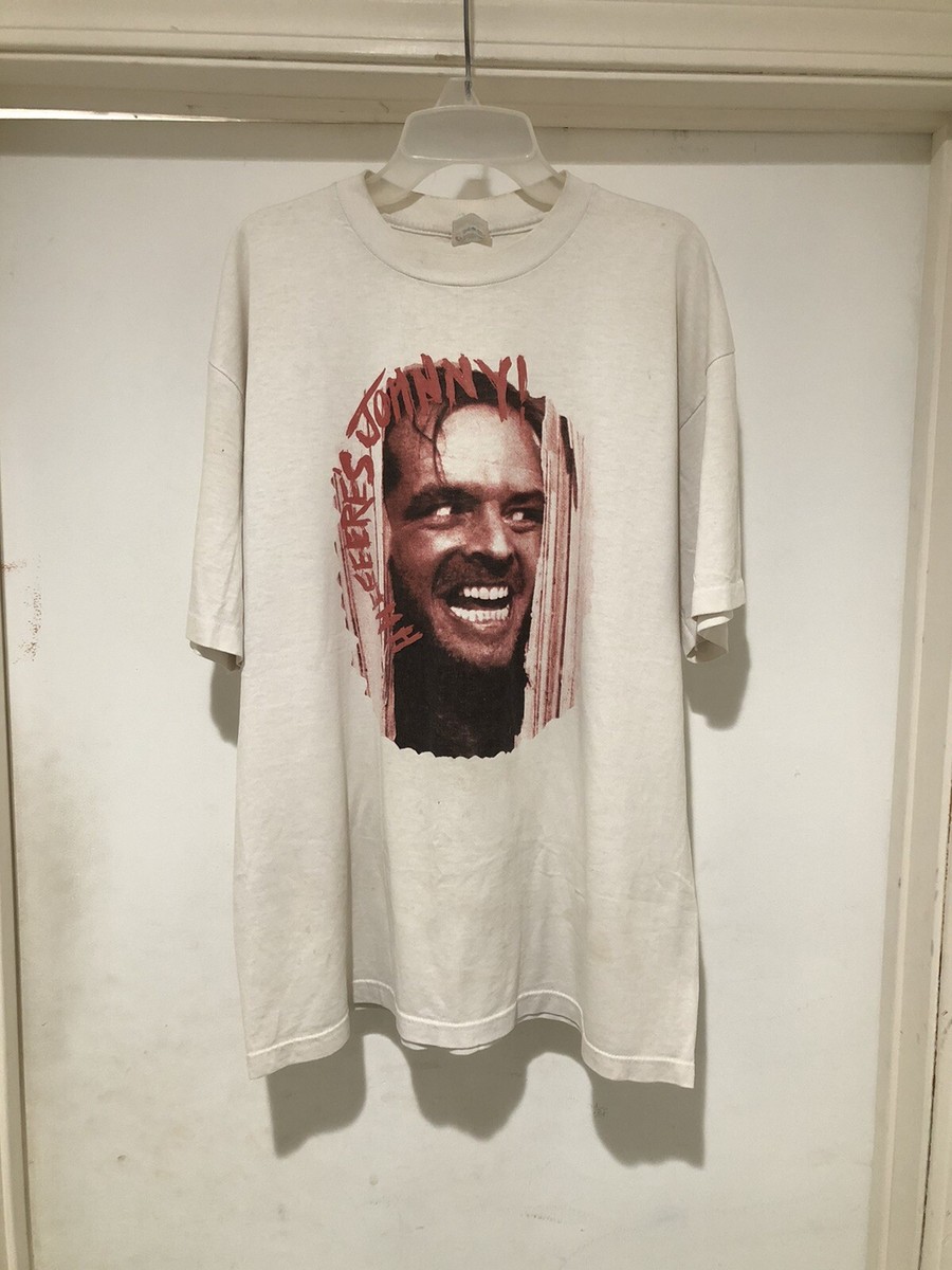 Vintage 80s The Shining Here's Johnny T Shirt XL Horror