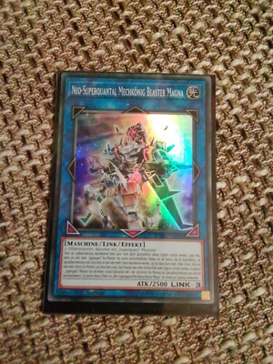NEO SUPERQUANTAL MECHKÖNIG BLASTER MAGNA  DANE-DE046 SUPER RARE 1.AUF. in mint