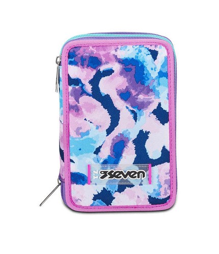 Seven Astuccio 3 zip Completo Scuola Seven Custom Cloud - Foto 6 di 7