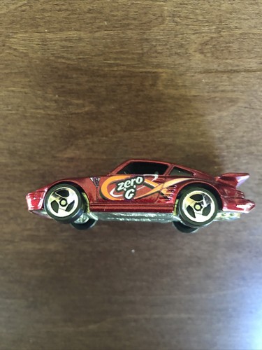 HOT WHEELS 1989 Porsche 930 Zero G Metallic Red - Malaysia Base - Nice - Picture 3 of 8