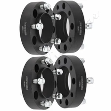 4PCS 1.5" 5x150 14x1.5 Hubcentric Wheel Spacers For Toyota Tundra Sequoia Lexus