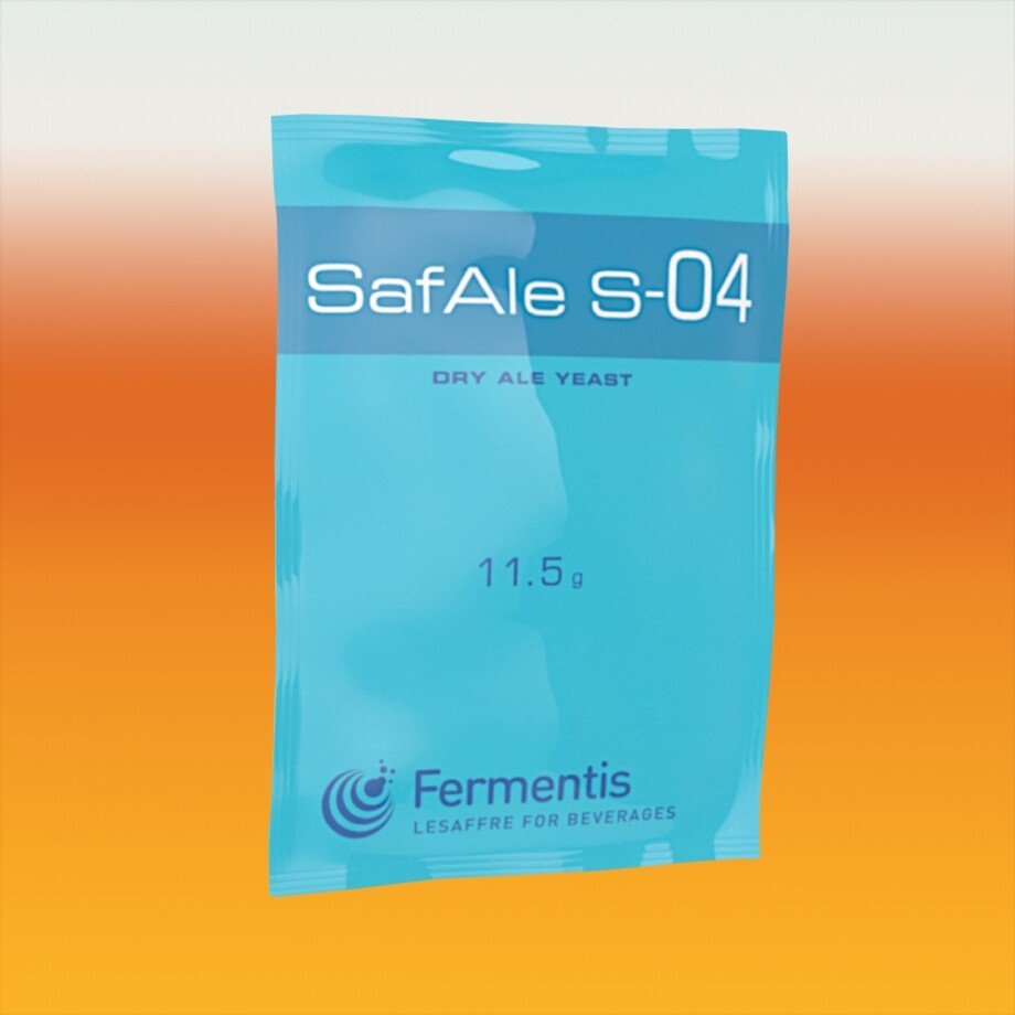 Fermentis  Safale S-04 - 11.5 Gram Sachet Of Dry Ale Yeast For Home Brew