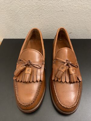 Mocassins Femme Seabago à Glands - Marron Taille 8.5 AA (étroit), Fabriqués USA, Occasion
