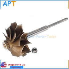 Turbo Wheel Shaft Turbine Compatible With Holset Fits 12 Blades 67mm X 76mm Hx35 Turbo Wheel Shaft Turbine Compatible With Holset Fits 12 Blades 67mm X 76mm Hx35