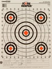 Champion Targets Score Keeper Bullseye Paper Hanging 100 yds Pistol/Rifle 45726