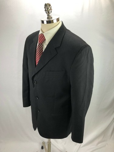 Jones New York Men's Gray Wool Blazer Jacket Sport Coat 44S - Picture 3 of 8