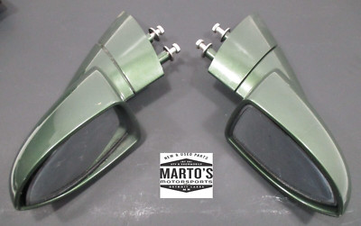 OEM SEA DOO 2002 GTX-DI JADE GREEN LEFT & RIGHT MIRROR SHELL & GLASS + SUPPORT