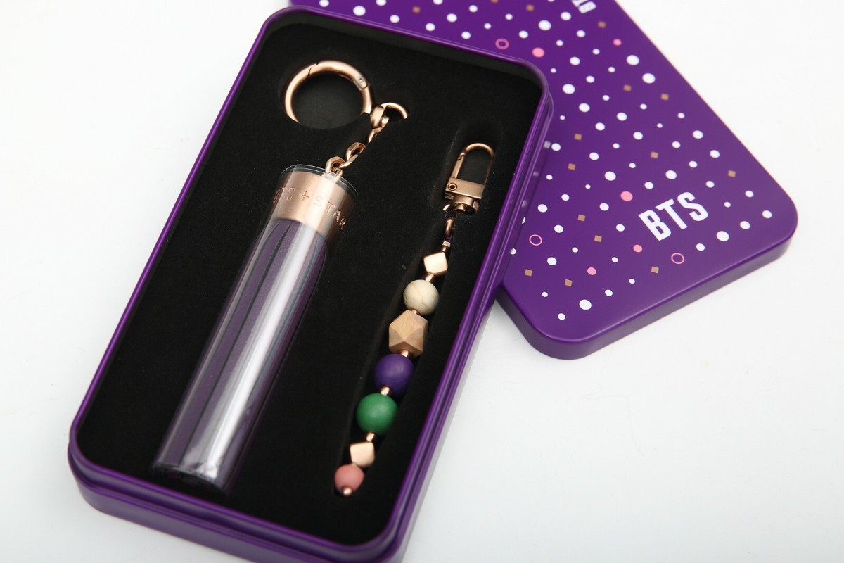 BTS STARBUCKS キーリング BTS And Starbucks Key Ring Limited Edition Purple Tassel Key