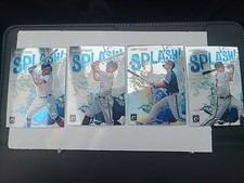 Lot of 4  Splash Cards 2022 Donruss Optic Baseball Prizm + Base See PICTURE 
