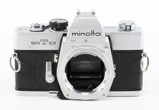 Minolta SRT 101 35mm Camera Body, Chrome For Parts and Repair 