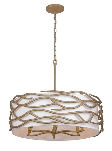 Minka Lavery 3718 Branch Reality 6 Light 28"W Pendant - Textured Ashen Gold - Picture 10 of 12