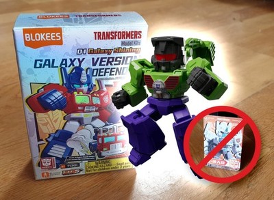 Blokees Transformers Scavenger Defender Version 01 Galaxy Shining (no card)