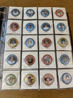 Vintage 1984 MLB  Pins Complete Set- 20 HOF Players- Pete Rose, Strawberry, Etc.