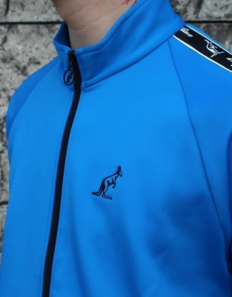  Voller TrainingsAnzug HERREN Australian Tape Light Volee Capri Blau  - Bild 4 von 4