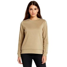 GUESS Los Angeles Tan Logo Tape Sleeve Sweatshirt R5RQ54 KC8D0 XL NWT
