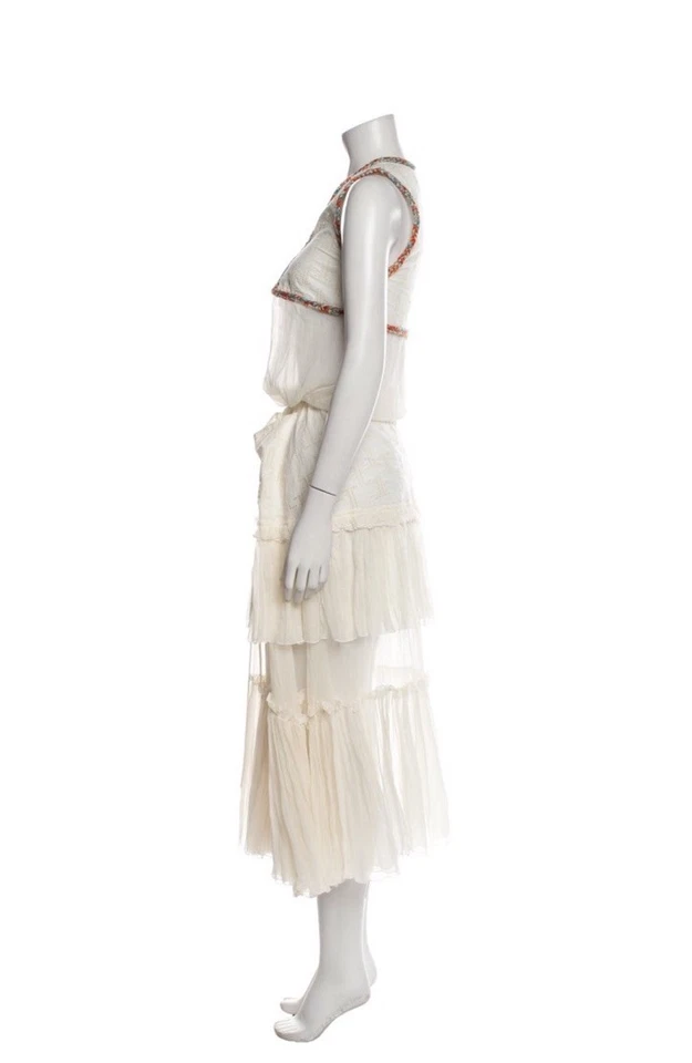 Lanvin Silk Long Dress - Image 2 of 3