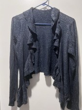 Black Sparkly Cardigan Bolero Size Medium/Large