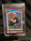 2024 Panini Donruss - Rated Rookie Drake Maye #379 Optic Preview Red Wave Prizm