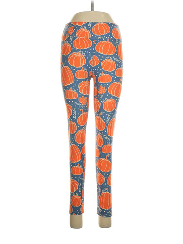 FabuLegs Women Orange Leggings M