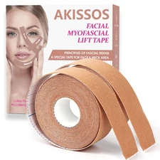 Akissos 2 Rolls Anti Wrinkle Patches Face Patches Neck Patches Unisex For