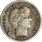 1899-P Barber Dime