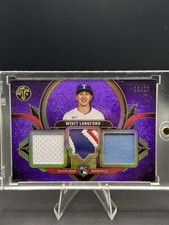 2024 Topps Triple Threads Rookie Team RTRWL Wyatt Langford Player Worn Patch /27