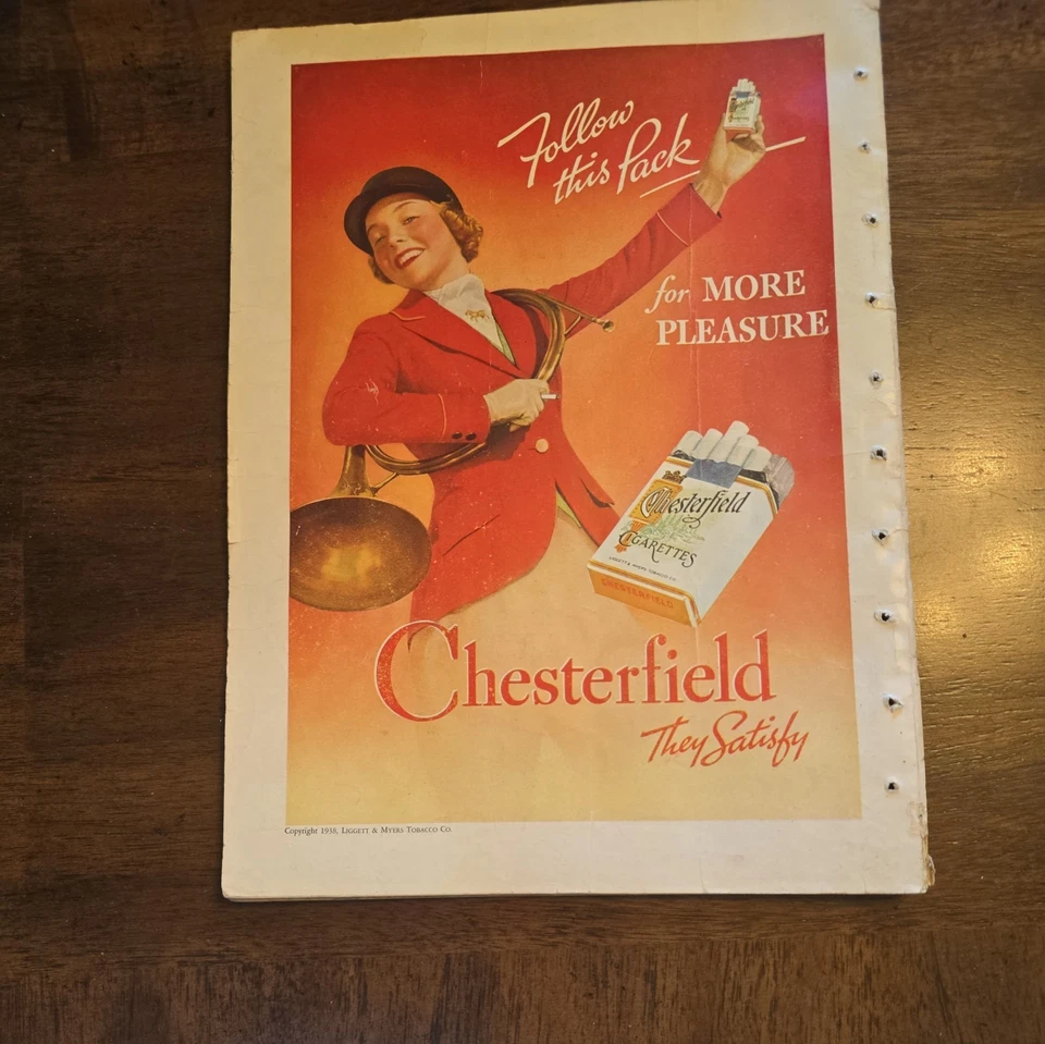 Modern Screen Magazine, March 1938 Tyrone Power Ski Cover Vintage Foto 2 de 3