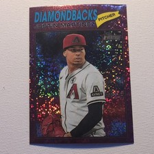 2026 Topps Heritage Pink Sparkle Chrome SP - Justin Martinez #263 Diamondbacks
